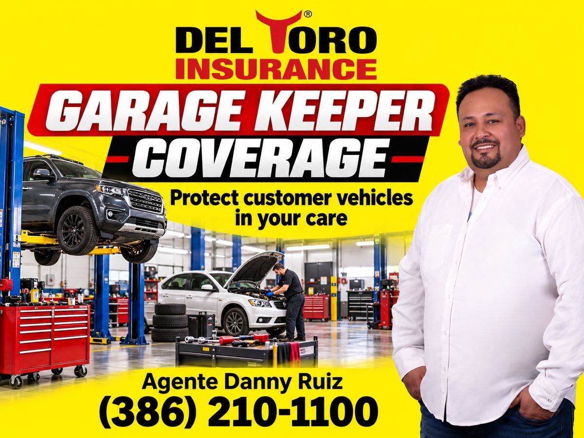 Garagekeepers con el agente Danny Ruiz de Del Toro Insurance
