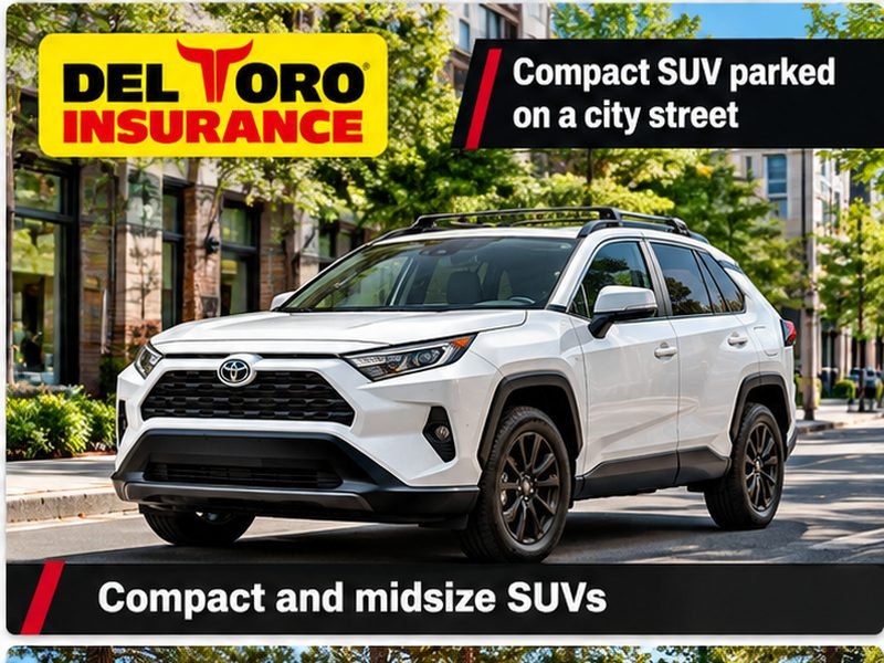 SUV compacta estacionada en la ciudad